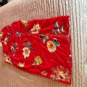 Floral Red skirt
